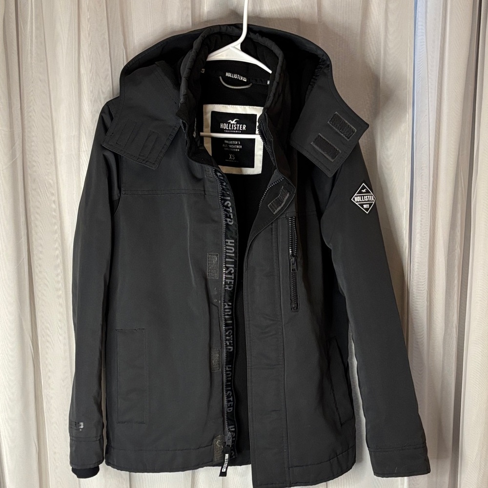 Hollister Men's Dark Gray Performance Jacket